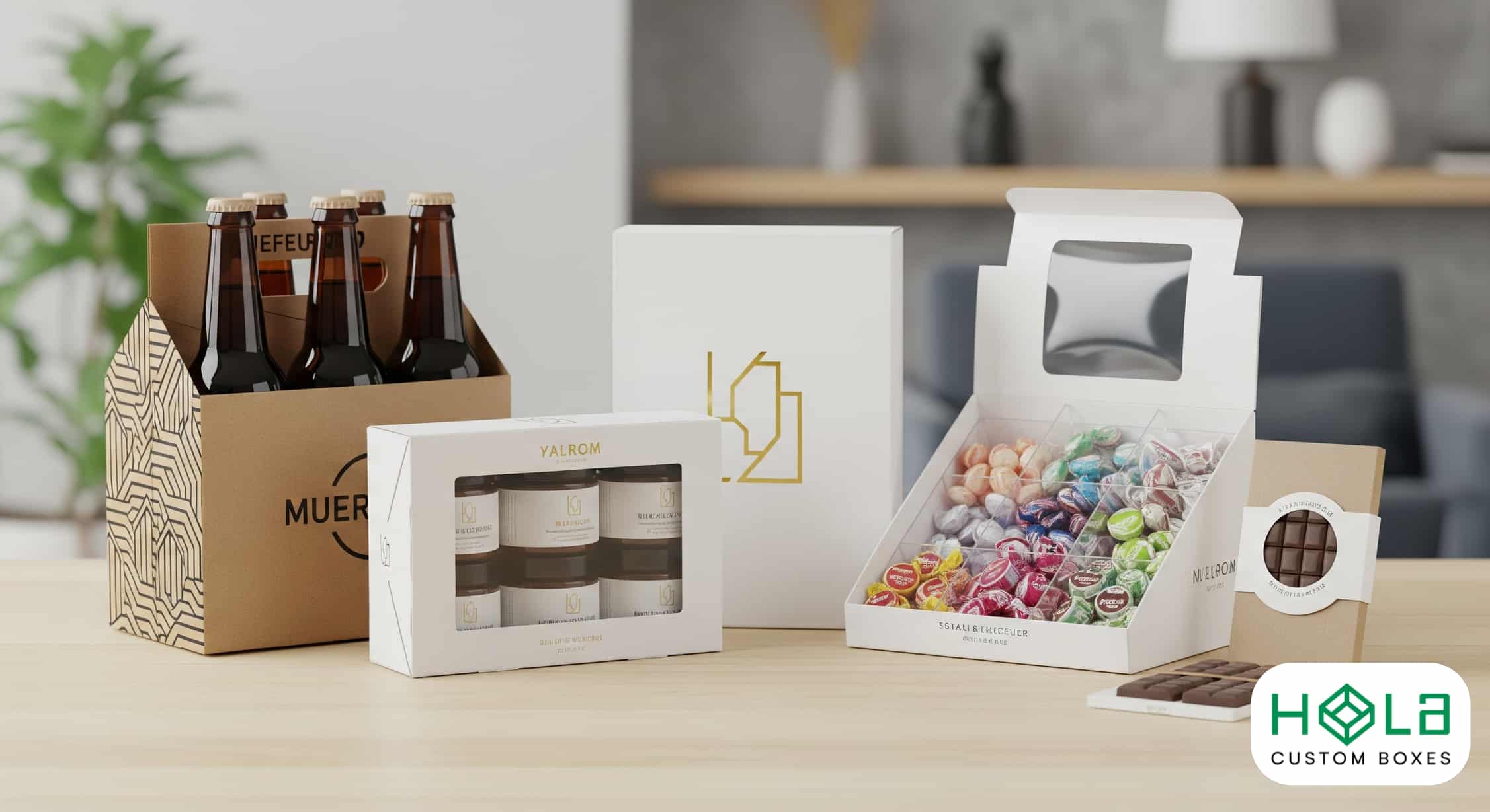 three types of packaging